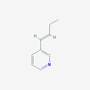 molecular formula C9H11N B115883 3-(丁-1-烯基)吡啶 CAS No. 142505-11-1