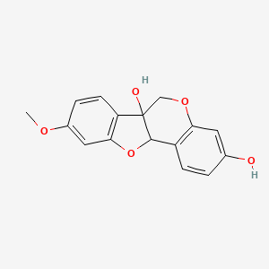 molecular formula C16H14O5 B1158838 6a-Hydroxymedicarpin CAS No. 61135-92-0