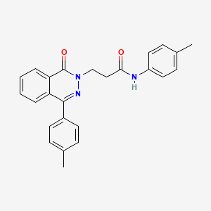 N-(4-methylphenyl)-3-[4-(4-methylphenyl)-1-oxophthalazin-2(1H)-yl]propanamide