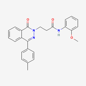 N-(2-methoxyphenyl)-3-[4-(4-methylphenyl)-1-oxophthalazin-2(1H)-yl]propanamide