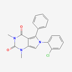 6-(2-chlorophenyl)-1,3-dimethyl-5-phenyl-1H-pyrrolo[3,4-d]pyrimidine-2,4(3H,6H)-dione