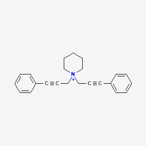 1,1-Bis(3-phenylprop-2-yn-1-yl)piperidinium