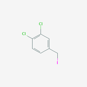 molecular formula C7H5Cl2I B115885 1,2-Dichloro-4-(iodomethyl)benzene CAS No. 142523-67-9