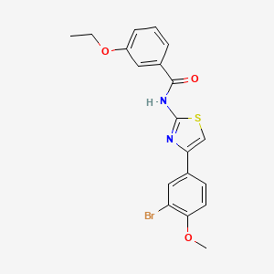 N-[4-(3-bromo-4-methoxyphenyl)-1,3-thiazol-2-yl]-3-ethoxybenzamide