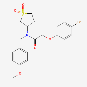 2-(4-bromophenoxy)-N-(1,1-dioxidotetrahydrothiophen-3-yl)-N-(4-methoxybenzyl)acetamide