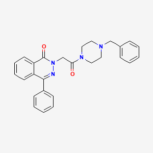 2-(2-(4-benzylpiperazin-1-yl)-2-oxoethyl)-4-phenylphthalazin-1(2H)-one