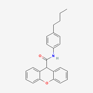 N-(4-butylphenyl)-9H-xanthene-9-carboxamide