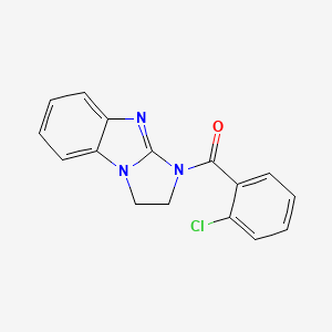 (2-chlorophenyl)(2,3-dihydro-1H-imidazo[1,2-a]benzimidazol-1-yl)methanone