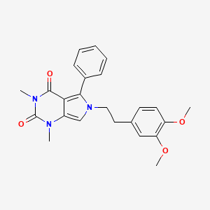 6-[2-(3,4-dimethoxyphenyl)ethyl]-1,3-dimethyl-5-phenyl-1H-pyrrolo[3,4-d]pyrimidine-2,4(3H,6H)-dione