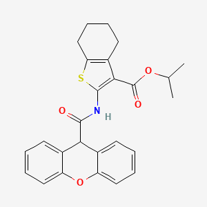 propan-2-yl 2-[(9H-xanthen-9-ylcarbonyl)amino]-4,5,6,7-tetrahydro-1-benzothiophene-3-carboxylate