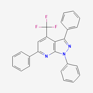 1,3,6-triphenyl-4-(trifluoromethyl)-1H-pyrazolo[3,4-b]pyridine