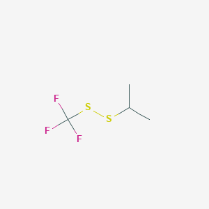 molecular formula C4H7F3S2 B115896 Trifluoromethyl isopropyl disulfide CAS No. 145372-21-0