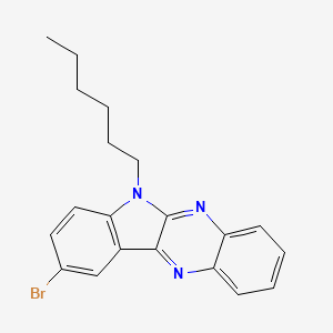 9-bromo-6-hexyl-6H-indolo[2,3-b]quinoxaline