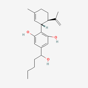 molecular formula C₂₁H₃₀O₃ B1158980 1''-Hydroxycannabidiol 