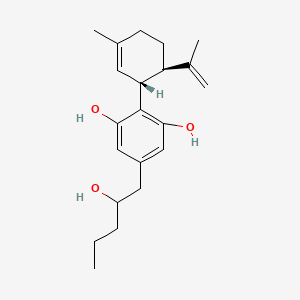 molecular formula C₂₁H₃₀O₃ B1158981 2''-Hydroxycannabidiol 