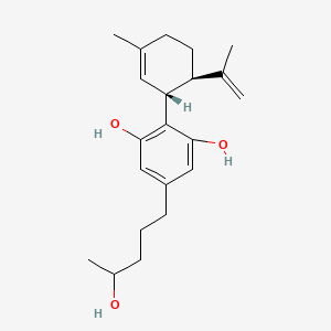 molecular formula C₂₁H₃₀O₃ B1158983 4''-Hydroxycannabidiol 