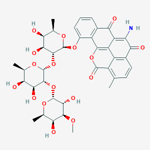 molecular formula C39H43NO17 B115899 Chrymutasin C CAS No. 155232-80-7