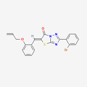 (5Z)-5-[2-(allyloxy)benzylidene]-2-(2-bromophenyl)[1,3]thiazolo[3,2-b][1,2,4]triazol-6(5H)-one