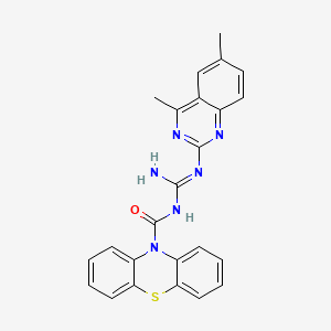 N-[amino-[(4,6-dimethylquinazolin-2-yl)amino]methylidene]phenothiazine-10-carboxamide