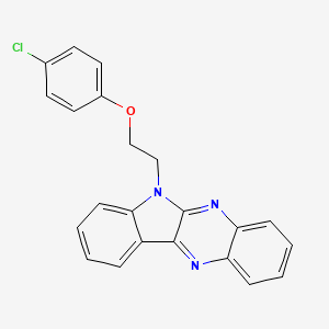 6-[2-(4-chlorophenoxy)ethyl]-6H-indolo[2,3-b]quinoxaline