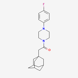 2-(Adamantan-1-YL)-1-[4-(4-fluorophenyl)piperazin-1-YL]ethan-1-one