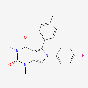 6-(4-fluorophenyl)-1,3-dimethyl-5-(4-methylphenyl)-1H-pyrrolo[3,4-d]pyrimidine-2,4(3H,6H)-dione