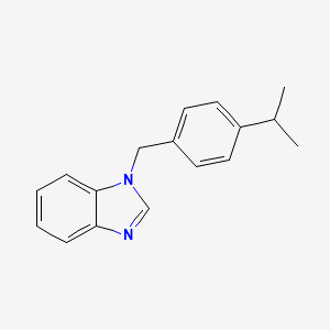 1-[4-(propan-2-yl)benzyl]-1H-benzimidazole