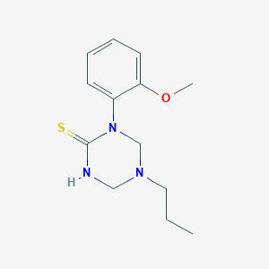 1-(2-Methoxyphenyl)-5-propyl-1,3,5-triazinane-2-thione