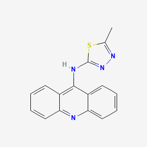 Acridin-9-yl-(5-methyl-[1,3,4]thiadiazol-2-yl)-amine