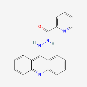 molecular formula C19H14N4O B11591154 N'-(acridin-9-yl)pyridine-2-carbohydrazide 