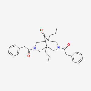 3,7-Bis(2-phenylacetyl)-1,5-dipropyl-3,7-diazabicyclo[3.3.1]nonan-9-one