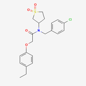 N-(4-chlorobenzyl)-N-(1,1-dioxidotetrahydrothiophen-3-yl)-2-(4-ethylphenoxy)acetamide