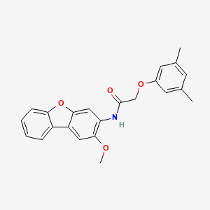 2-(3,5-dimethylphenoxy)-N-(2-methoxydibenzo[b,d]furan-3-yl)acetamide