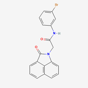 N-(3-bromophenyl)-2-(2-oxobenzo[cd]indol-1(2H)-yl)acetamide