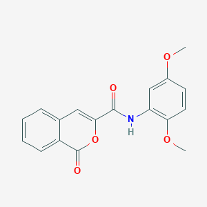 N-(2,5-dimethoxyphenyl)-1-oxo-1H-isochromene-3-carboxamide