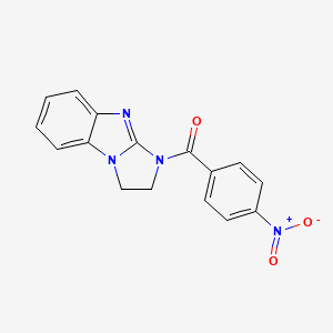 2,3-dihydro-1H-imidazo[1,2-a]benzimidazol-1-yl(4-nitrophenyl)methanone