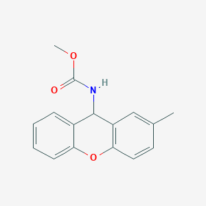 methyl 2-methyl-9H-xanthen-9-ylcarbamate