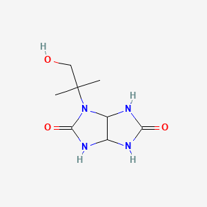 molecular formula C8H14N4O3 B11591775 Tetrahydroimidazo[4,5-d]imidazole-2,5-dione, 1-(2-hydroxy-1,1-dimethylethyl)- 