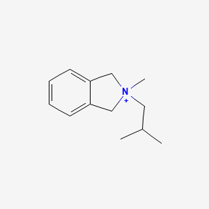 molecular formula C13H20N+ B11591785 2-methyl-2-(2-methylpropyl)-2,3-dihydro-1H-isoindolium 