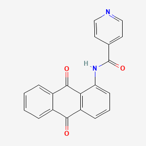 N-(9,10-dioxo-9,10-dihydroanthracen-1-yl)pyridine-4-carboxamide