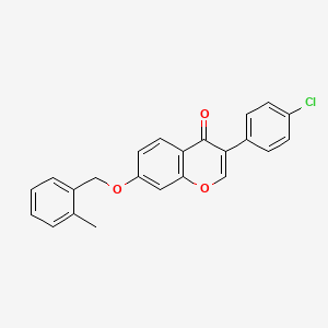 3-(4-chlorophenyl)-7-[(2-methylbenzyl)oxy]-4H-chromen-4-one