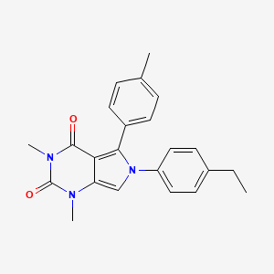 6-(4-ethylphenyl)-1,3-dimethyl-5-(4-methylphenyl)-1H-pyrrolo[3,4-d]pyrimidine-2,4(3H,6H)-dione