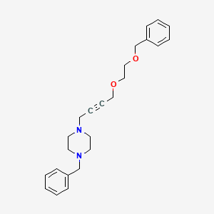 1-Benzyl-4-{4-[2-(benzyloxy)ethoxy]but-2-yn-1-yl}piperazine