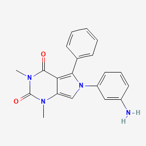 6-(3-aminophenyl)-1,3-dimethyl-5-phenyl-1H-pyrrolo[3,4-d]pyrimidine-2,4(3H,6H)-dione