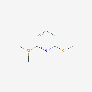 molecular formula C9H15NSi2 B115925 Pyridine, 2,6-bis(dimethylsilyl)-(9CI) CAS No. 144601-27-4