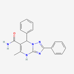 5-Methyl-2,7-diphenyl-4,7-dihydro[1,2,4]triazolo[1,5-a]pyrimidine-6-carboxamide