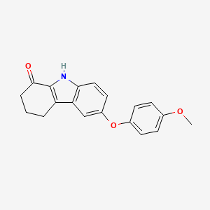 6-(4-methoxyphenoxy)-2,3,4,9-tetrahydro-1H-carbazol-1-one