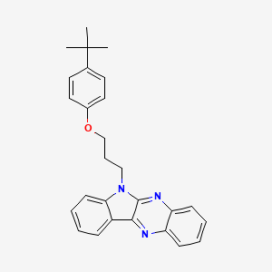 6-[3-(4-tert-butylphenoxy)propyl]-6H-indolo[2,3-b]quinoxaline