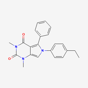 6-(4-ethylphenyl)-1,3-dimethyl-5-phenyl-1H-pyrrolo[3,4-d]pyrimidine-2,4(3H,6H)-dione