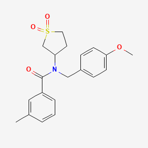 N-(1,1-dioxidotetrahydrothiophen-3-yl)-N-(4-methoxybenzyl)-3-methylbenzamide